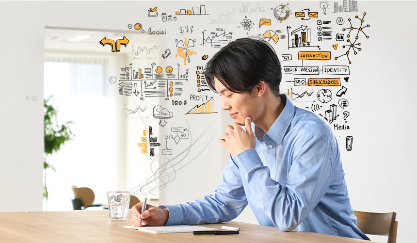 1秒間で取得できる解像度の違いのイメージ