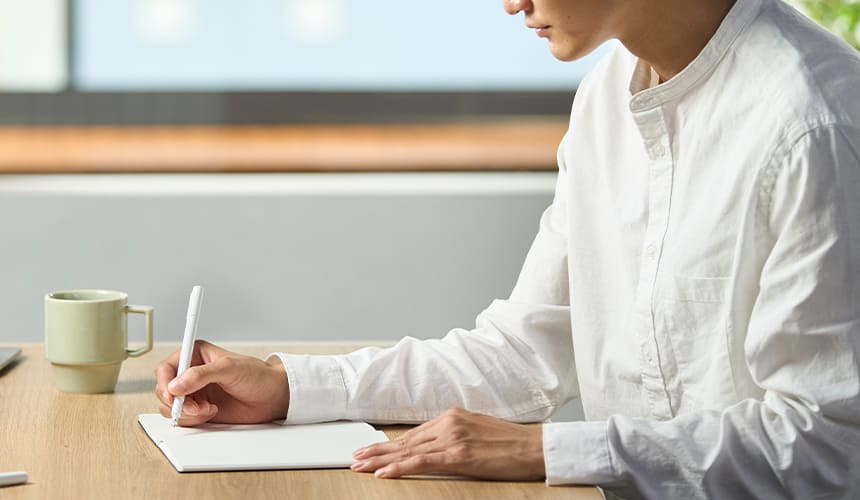 「書く」「残す」を愉しむことができる新感覚のノートです。